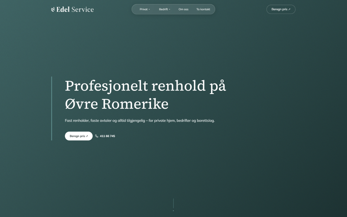 edelservice.no — kundeeksempel